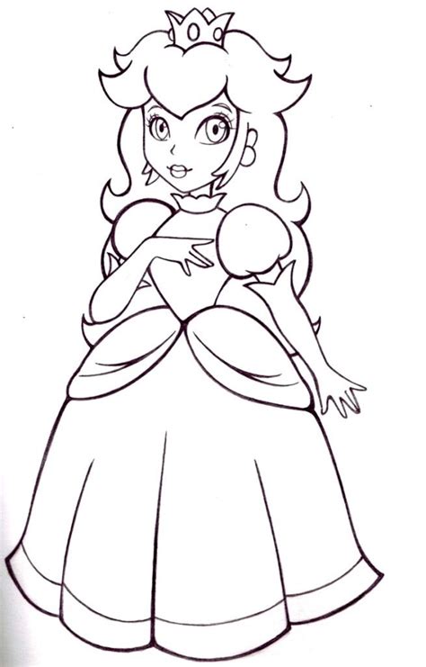 Free Printable Princess Peach Coloring Pages, Download Free Clip Art