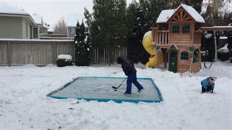 Backyard Ice Rink Forum First Time Building A Backyard Ice Rink Day 1 Initial You Need