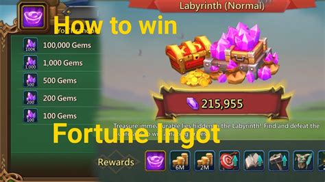 Build up your empire, collect exotic heroes, train your troops, and battle your way to the top! Using 21K Holy Stars in Labyrinth Fortune Ingot For Gems ...