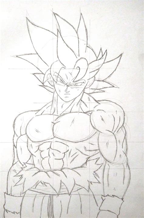 Dibujos De Dragon Ball Goku Ultra Instinto Para Colorear Reverasite