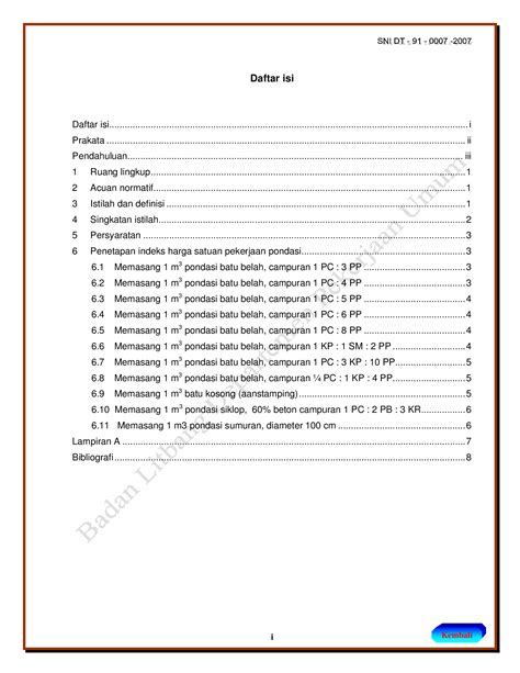 PDF Revisi SNI 03 2836 2002 P 5 Persyaratan Pondasi Batu Belah