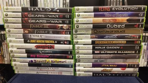 My Microsoft Xbox 360 Game Collection Youtube