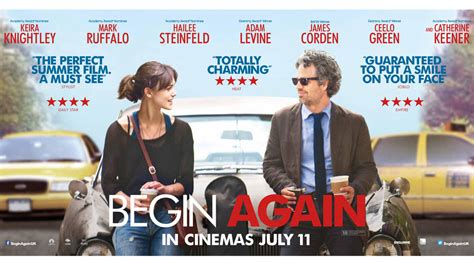 Begin again is aptly named since it, indeed, recounts the same day over again in its opening sequences before gretta and nell minow. 'Begin Again' movie review