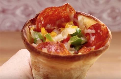 These Pizza Cones Will Bring Your Snack Game To The Next Level
