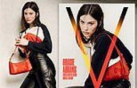 J.J. Abrams' daughter Gracie rocks leather pants on the cover of V ...