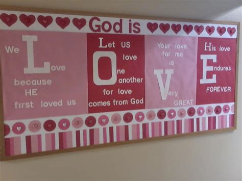 God Is Love Bulletin Board Godly Ladies