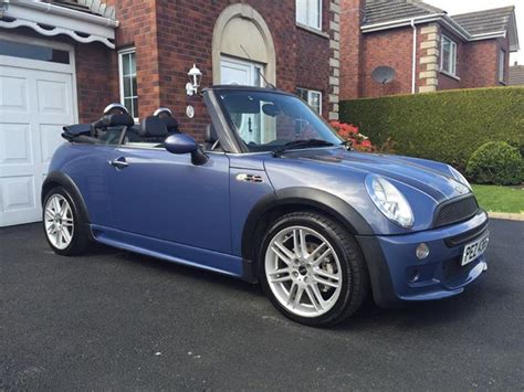 Cool Blue Mini Cooper Convertible With Full Factory Jcw Kit In