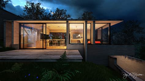 unreal engine exterior night and day architectural visualization real time 3d architecture