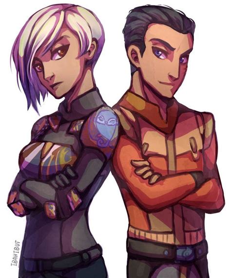 Sabine And Ezra By Ibahibut On Deviantart Star Wars Rebels Ezra Star