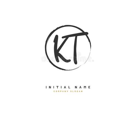 K T Kt Beauty Vector Initial Logo Handwriting Logo Of Initial Signature Wedding Fashion