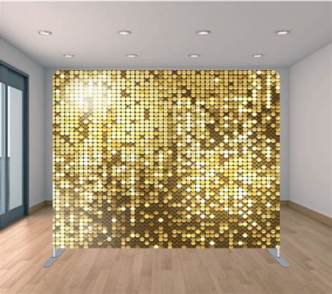 Moonlight And Rust Backdrops Gold Sequin