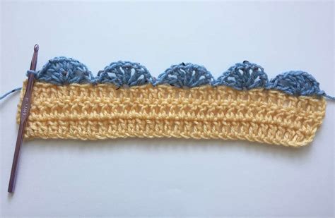 Simple Shell Stitch Crochet Edging Pattern