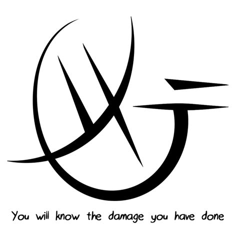 “you Will Know The Damage You Have Done” Sigil Ive Heard The Music