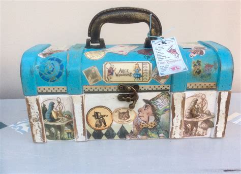 We did not find results for: Alice in Wonderland wooden storage trunk, hand decorated ...