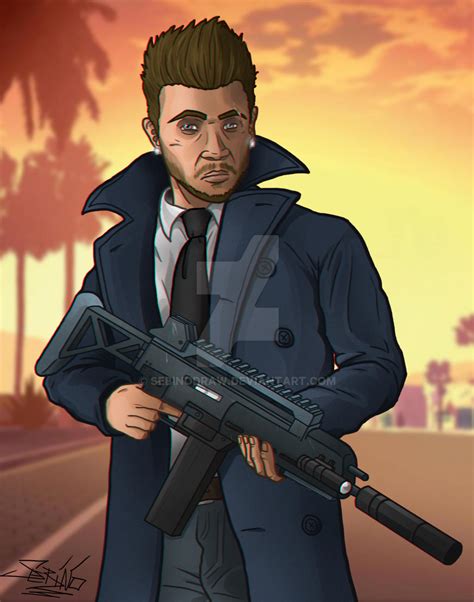 Grand Theft Auto Online Character By Sebinodraw On Deviantart