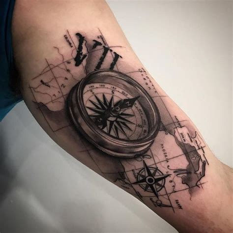 Compass Tattoo Symbolism And Meaning Gives True Direction