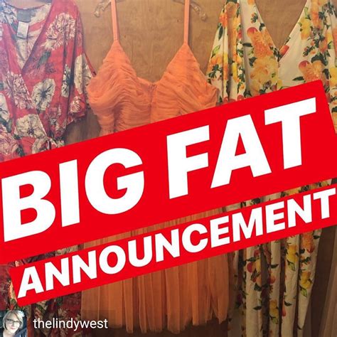 Big Fat Announcement Shop Lindy West S Closet Two Big Blondes