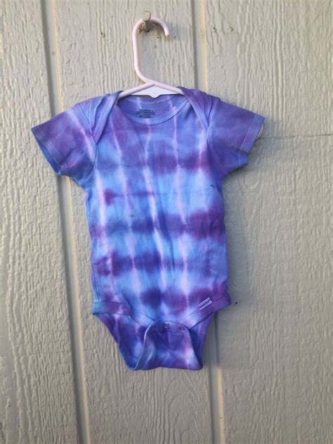 Gerber 24 Month Old Purple And Blue Tie Dye Onesie In 2020 Blue And