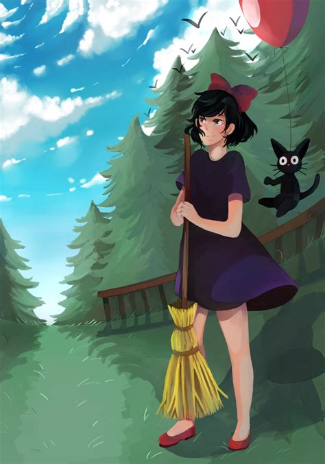Ghibli Kiki The Little Witch By Vivi Ko On Deviantart