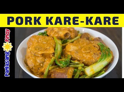 Pork Kare Recipe Panlasang Pinoy Besto Blog