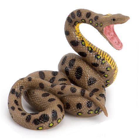 Deago Realistic Rubber Fake Snake Prank Snake Joke Toy Scary Prop Toy
