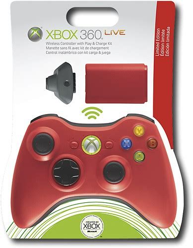 Best Buy Microsoft Limited Edition Red Wireless Controller With Play