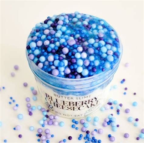 Blueberry Cheesecake Butter Slime Etsy