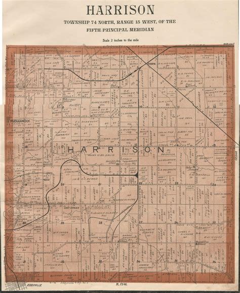 1905 Plat Maps Mahaska County Of Iowa