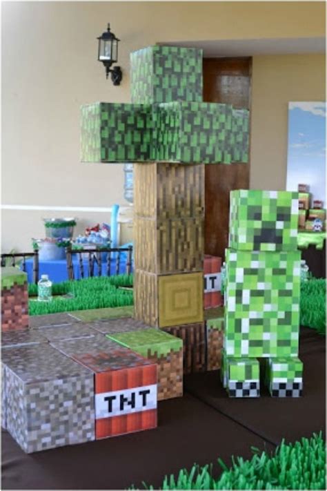 49 Diy Minecraft Party Decorations Ideas In 2021 This Is Edit