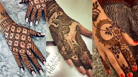 Gorgeous Back Hand Mehndi Designs For Eid 2020 Youtube