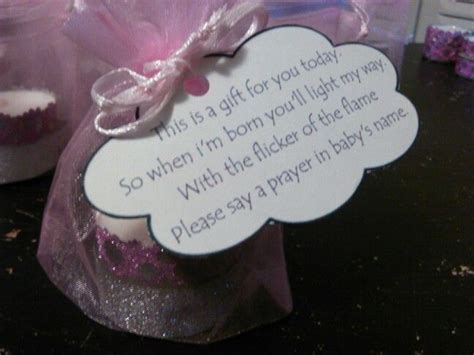 Maybe you would like to learn more about one of these? Baby shower favor, tea lights wrapped in washi tape, in an ...