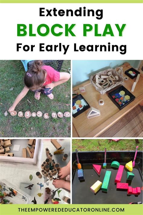How To Extend Block Play For Early Learning Includes Free Factsheet
