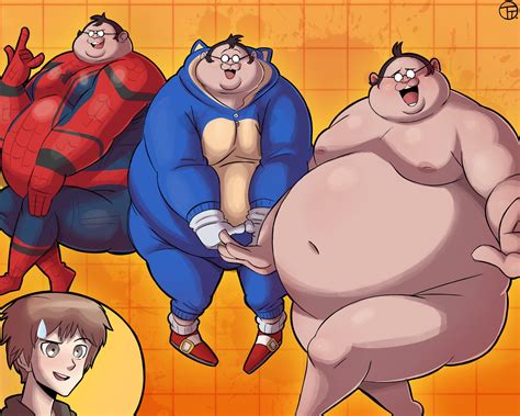 Rule 34 Belly Big Belly Chubby Male Cosplay Danganronpa Fat Fat Man Gay Male Male Only Naegi