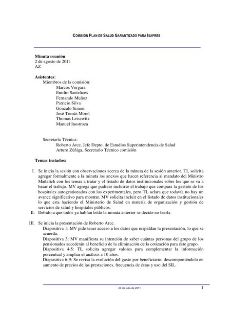 Informe Comisión Plan Garantizado De Salud Oct 2011