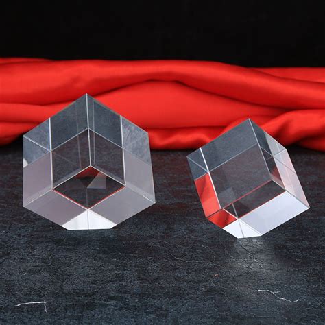 Crystal Awards Engraved Crystal Glass Cube 3d Laser Crystal Shapes