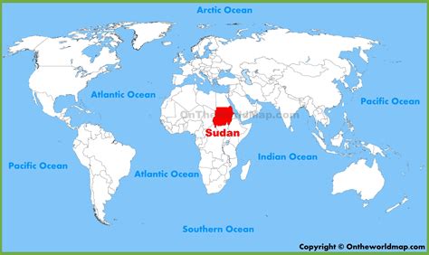 Sudan Location On The World Map Ontheworldmap