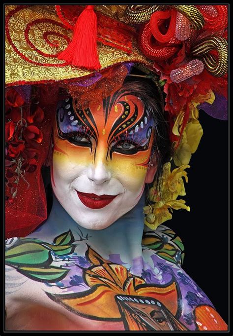 Body Paint And Makeup What A Fun Look For Halloween HalloweenMarketplace Com Art Body