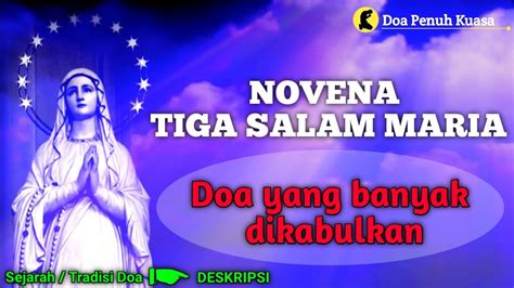 Novena Tiga Salam Maria Doa Mujizat Sering Terkabul Doa Penuh Kuasa