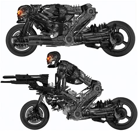 Terminator Salvation Early Concept Art Of The Moto Terminator