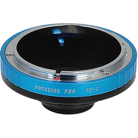 fotodiox canon fd pro lens adapter for c mount cameras fd c pro