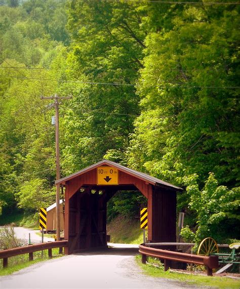 Covered Bridge At Hundred West Virginia Explorer