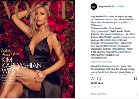 Jadi Cover Sampul Majalah Vogue Kim Dikecam Di India PONTAS ID