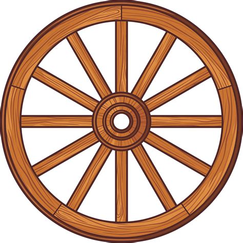 rueda de madera vieja 3419817 vector en vecteezy