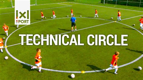 Technical Circle Creative Football Soccer Drill For Kids Soccer