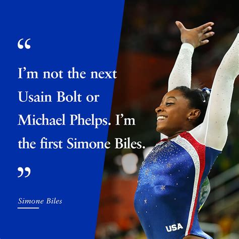 Simone Biless Quote About Usain Bolt And Michael Phelps Popsugar News