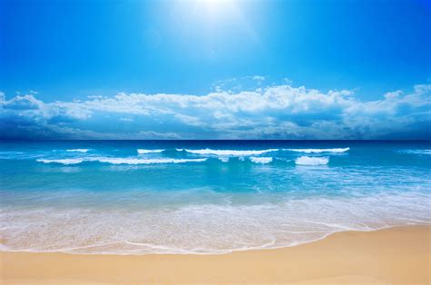 Free Download Sunny Day 4k Summer Beach 4k Wallpaper Hdwallpaper