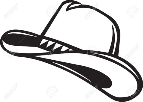 Cowboy Hat Clipart Black And White 101 Clip Art