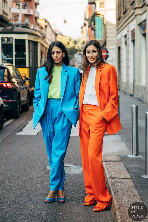 Milan Ss 2020 Street Style Gilda Ambrosio And Giorgia Tordini Style Du Monde Fashion