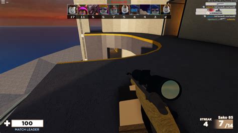 This shows a list of all thumbnails. new sniper in arsenal : roblox