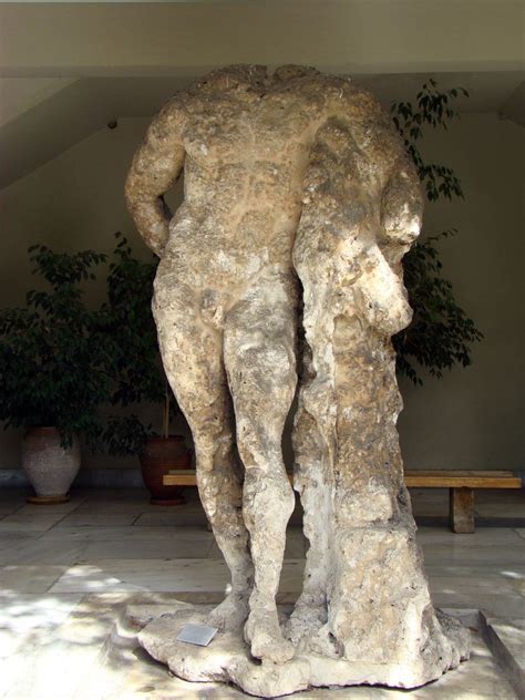 Herakles Farnese Or Weary Herakles Hercules Statue Statue